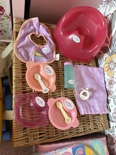 Baby born zapf creation potty bowl dummy accessorie bundle