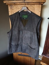 Leather Shooting Waistcoat /