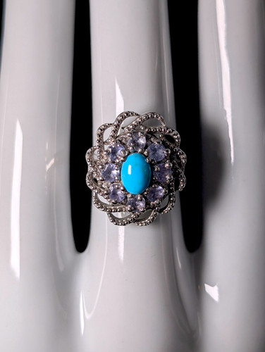 Vintage cabochon cut solitaire - vintage,