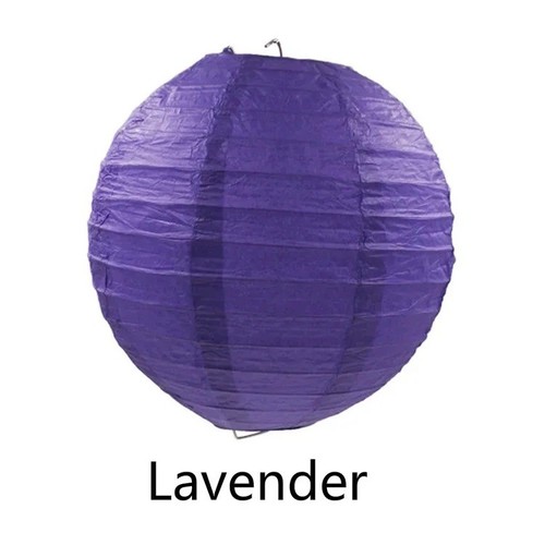 30cm white paper lampshade - white,