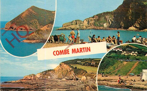Picture postcard combe martin - picture,