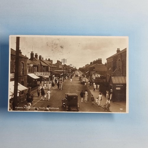 Mabelthorpe postcard 1939 - postcard, real