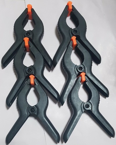 6pcs nylon clamp grip spring - nylon,