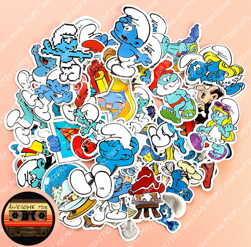 Smurfs stickers - stickers,