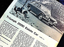 TRIUMPH 2000 ESTATE CAR &
