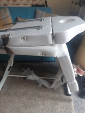 beauty therapy couch, white, in very good condition. No damage.