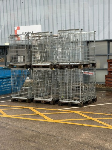 Stackable pallet boxes cages - stackable,