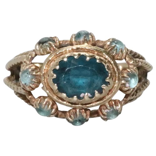 Yellow gold blue - 14,