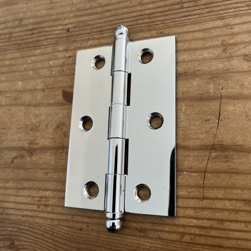 Polished nickel finial hinges - polished,