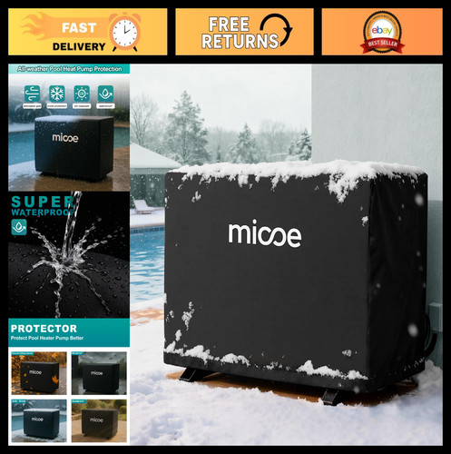 Waterproof pool heater - pool, cover