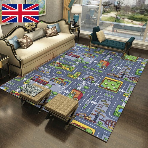 Children village mat kids - village, rugs