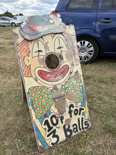 Rare vintage fairground clown - rare,
