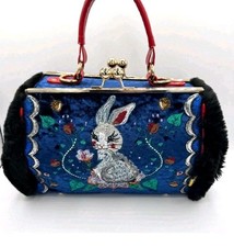 Irregular Choice Blue Rabbit Bag