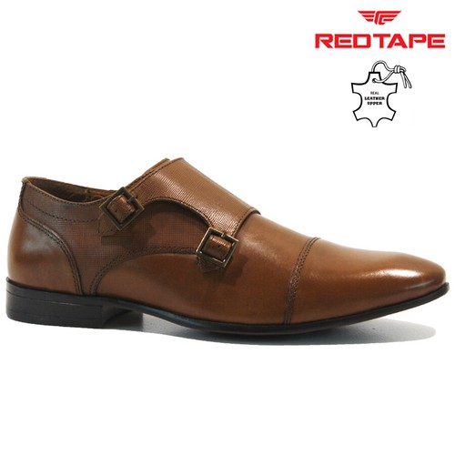 Mens red tape leather - tape,