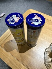 Tetley Tea Folk Round Tins