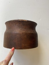Rare Vintage Wooden Hat Block