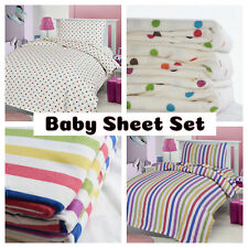 Polka Dot Candy Stripe Sheet