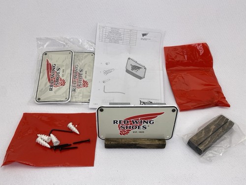 Red wing shoes advertising - wing,