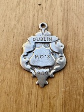 Vintage 1950 Dublin Solid Silver Fob Medal – JF Maker’s Mark