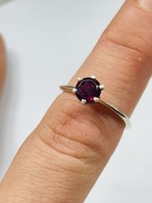TJC small silver and garnet