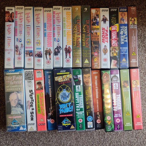 28x vhs british comedy - british, bbc
