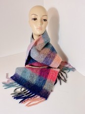 Beck Sondergaard Wool Scarf Pink/Grey/Blue Denmark designer