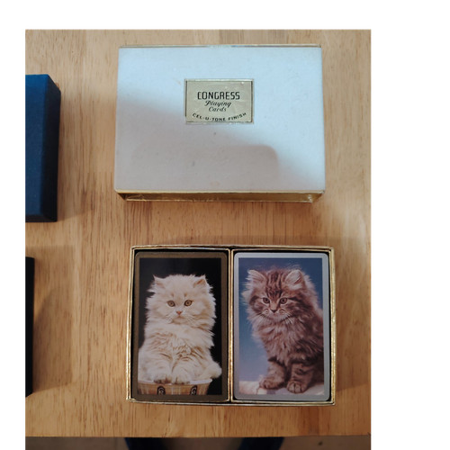 Congress playing cards cat - congress,
