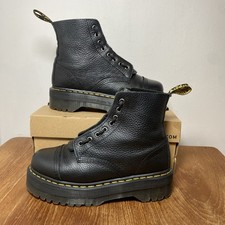 Dr. Martens Docs DM’s Sinclair Platform Black Nappa Leather Boots UK 6 EU 39