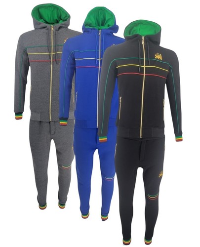 Mens rasta tracksuit - rasta,