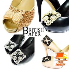 DECORATIVE DIAMANTE SHOE CLIPS