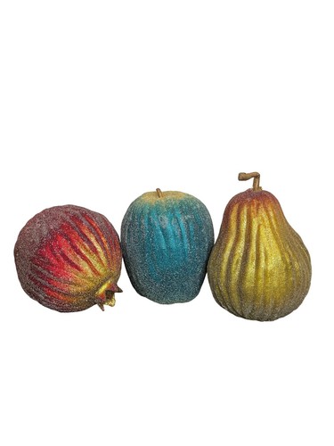 Vintage mcm faux fruit - fruit, sugared