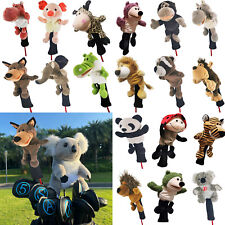 Novelty Golf Club Headcover Soft Animal Wood Driver Head Cover Sleeve Sets UK