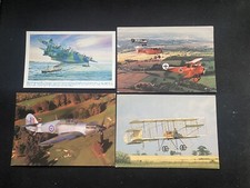 Aviation Aeroplanes Planes Postcards x4 Unposted