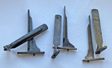 Antique bronze chemist apothecary cabinet shelf brackets pairs pharmacy display