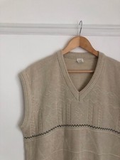 funky patterned vintage grandad sweater vest
