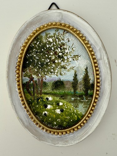 Miniature original oil - original,