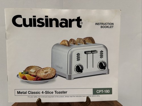 Cuisinart cpt 180 toaster user - cuisinart,