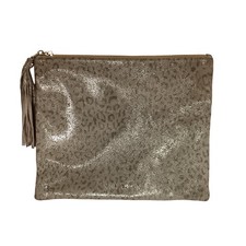 Biba Clutch Bag Gold Leopard