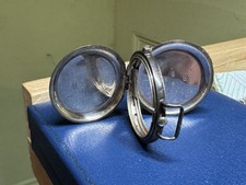 Full Hunter Trench Watch Case 35mm 925 Silver For 13 Ligne