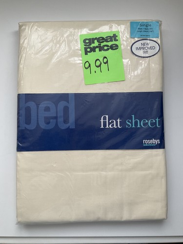 Rosebys flat single - single, sheet