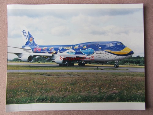 Vintage boeing photo 747 ana - 747,
