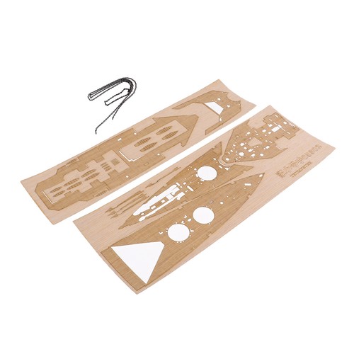 350 scale wooden deck set - 1/350,