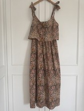 Sézane, Maxi Long fabulous Summer Dress Size 40.  Used. Hand stitched hem.