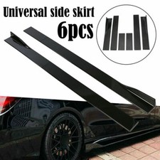 For Audi A4 A5 A6 A7 A8 86.6' Side Skirts Extension Rocker Panel Splitter Lip MU