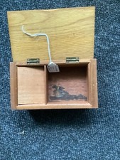 VINTAGE WOODEN MUSIC BOX BY TALLENT OF OLD BOND STREET