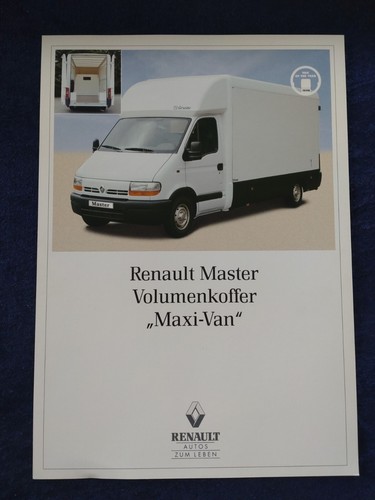 Renault master volume suitcase - master,