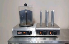 Neumarker Hot Dog Warmer Steamer & 6 Spike Bun Toaster