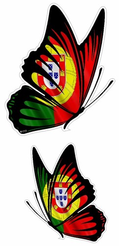 Pair butterflies design - of,
