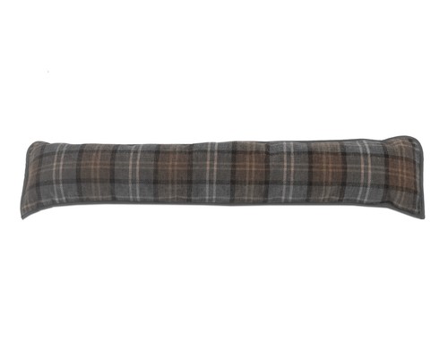 Draught excluder soft checked - draught,