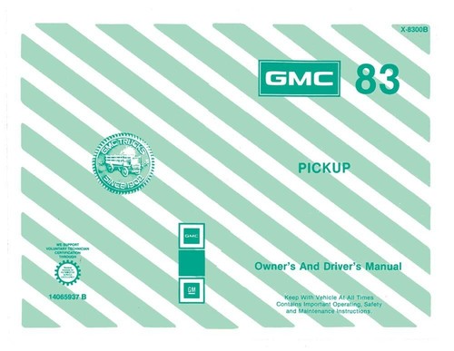 1983 gmc light duty pickup - duty,